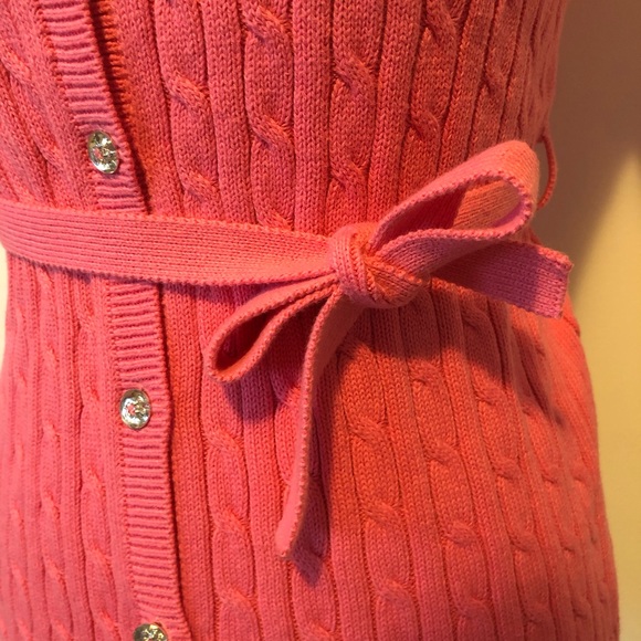 Gymboree Pink Girls Cardigan Sweater with Belt - Picture 5 of 6